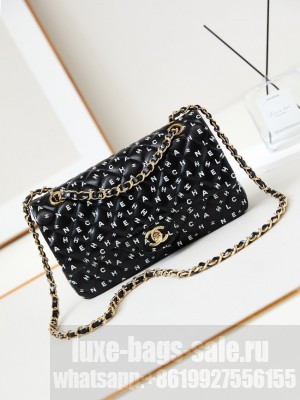 Chanel CLASSIC 11.12 HANDBAG AS1112 black&white