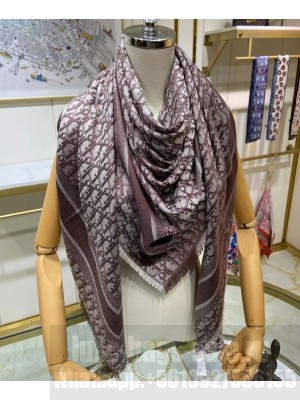 Christian Dior Women s Oblique Motif Scarf Camel