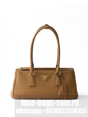 Prada Medium Galleria Leather Bag 1BA457 Coffee