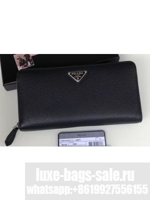 Prada Leather Zip Around Wallet 1ML506 18