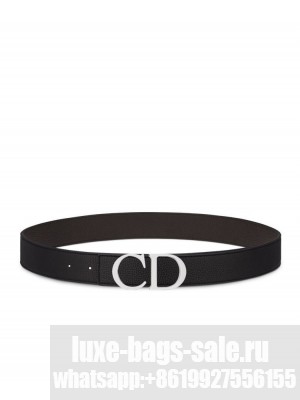 Christian Dior Reversible Belt Strap Black