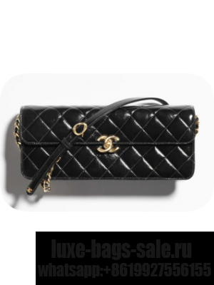 CHANEL Large Flap Bag AS5642 black