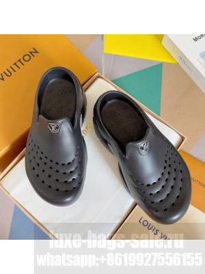 Louis Vuitton Man's LV Shark Clog Black