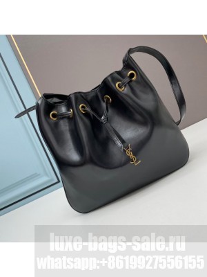 SAINT LAURENT KAIA SMALL SATCHEL IN SHINY LEATHE Y208132 black