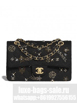 Chanel Small Classic Handbag A01113 Black