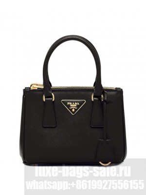 Prada Galleria Saffiano Leather Mini-bag 1BA906 Black