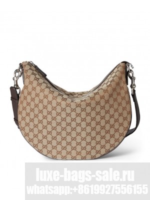 Gucci B Medium Shoulder Bag 817420 Coffee