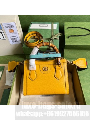 Gucci Diana mini tote bag 702732 yellow