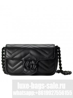 Gucci GG Marmont Belt Bag 699757 Black