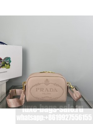 Prada Medium leather bag 1BH187 light pink