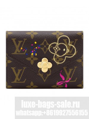 Louis Vuitton Victorine Wallet Monogram M15337 Peachblow