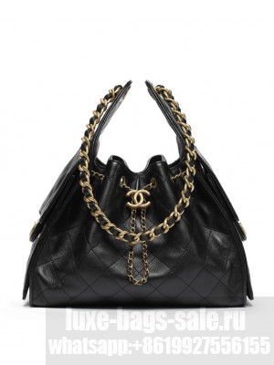 Chanel 25 Small Handbag AS5293 Black
