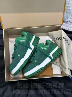 Louis Vuitton Unisex LV Trainer Maxi Green Sneaker