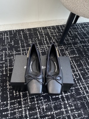 Alexander Wang billie flat in trompe-l'oeil Leather