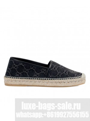 Gucci Women's GG Espadrille 776719 Black
