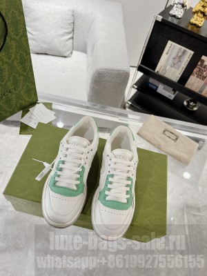 Gucci MAC80 Unisex Sneakers in Leather and Fabric 2023 04