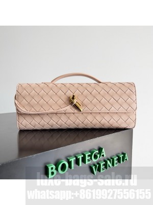 Bottega Veneta Long Clutch Andiamo With Handle 741511 pink
