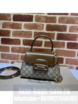GUCCI HORSEBIT 1955 MINI BAG 703848 BROWN