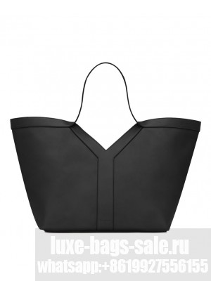 Saint Laurent Y Leather Tote Bag Black