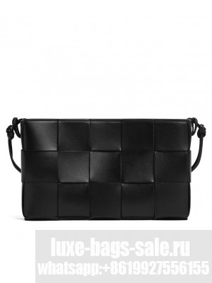 Bottega Veneta Cassette Pouch On Strap 730543 Black