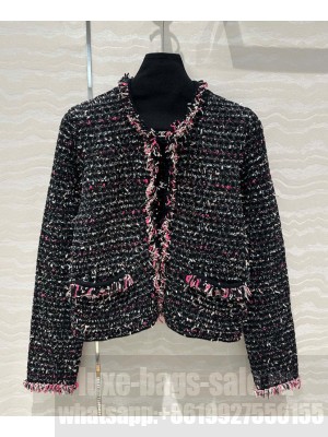 Chanel Women's Tweed Jacket Pink