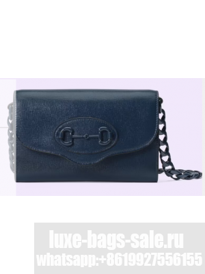 Gucci Horsebit 1955 mini bag 724713 Blue