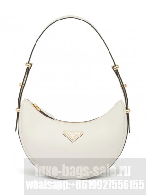 Prada Leather Shoulder Bag 1BC194 Cream