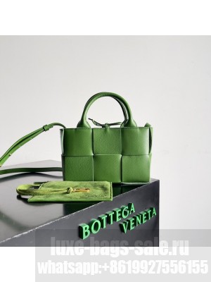 Bottega Veneta Candy Arco Tote Bag 729029 green