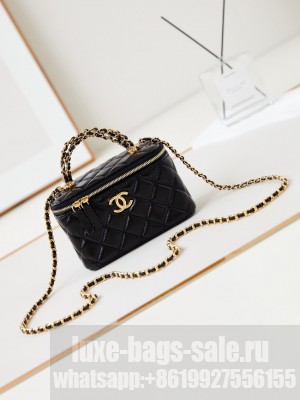 CHANEL 24A  CLUTCH WITH CHAIN AP4168 black