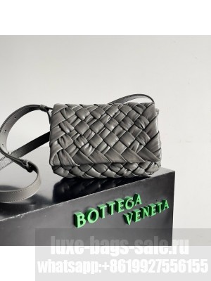 Bottega Veneta Small Kalimero Citta Shoulder bag 815258 dark gray