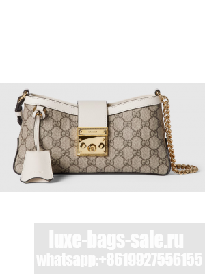Gucci PADLOCK SMALL SHOULDER BAG 811705 white