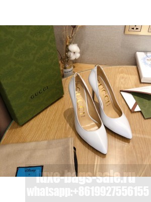 Gucci sheepskin 10.5cm White Pumps 2021 Collection