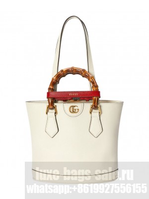 Gucci Diana Small Tote Bag 750396 Cream