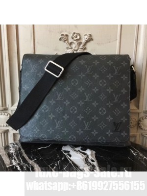 Louis Vuitton District MM Messenger Bag Monogram Eclipse Canvas Fall/Winter 2017 Collection M44001, Infini