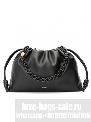 Loewe Large Flamenco Purse In Mellow Nappa Lambskin Black