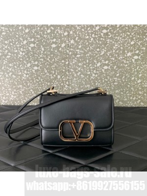 VALENTINO LOCO calf leather mini 0167 black