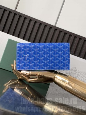 Goyard Richelieu Wallet Blue