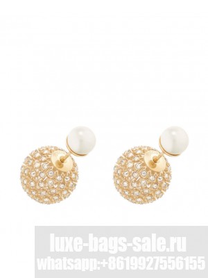 Christian Dior Women's Dior Tribales Earrings Golden