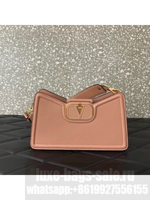 VALENTINO Mini VLOGO SIGNATURE calfskin bag 0119 pink
