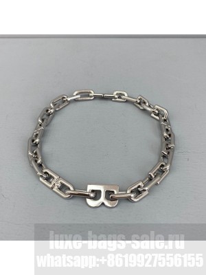 Balenciaga B Chain Necklace Silver Spring/Summer 2021 Collection