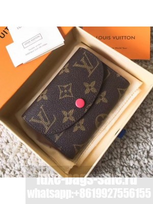 Louis Vuitton Monogram Canvas Envelop Rosalie Coin Purse M62361 Red