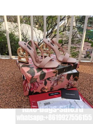 Dolce & Gabbana 105 mm with DG Pop heel sandals 010