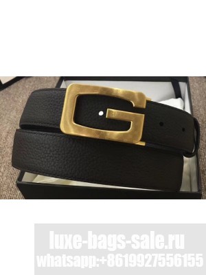 Gucci Width 3.5cm Leather Belt Coffee with G Buckle