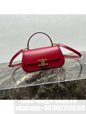 CELINE TEEN CELINE LOLA IN SHINY CALFSKIN 119533 red