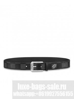 Louis Vuitton Architect 35mm Belt Black