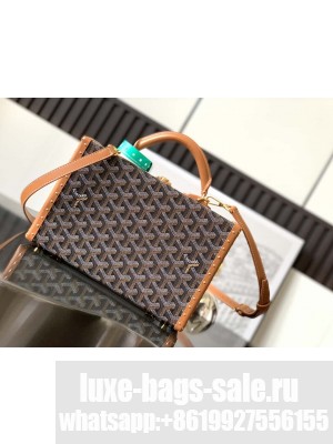 Goyard Grand Hôtel Trunk Bag Black & Tan
