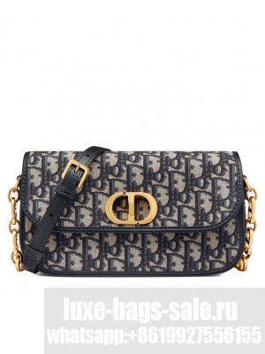 Christian Dior 30 Montaigne Avenue Bag Dark Blue