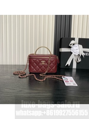 Chanel Long Vanity with chain AP4842 red