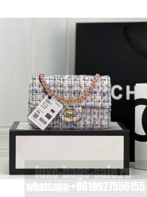 Chanel MINI CLASSIC HANDBAG A69900 Pink& Fuchsia