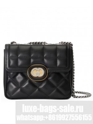 Gucci Deco Mini Shoulder Bag 741457 Black